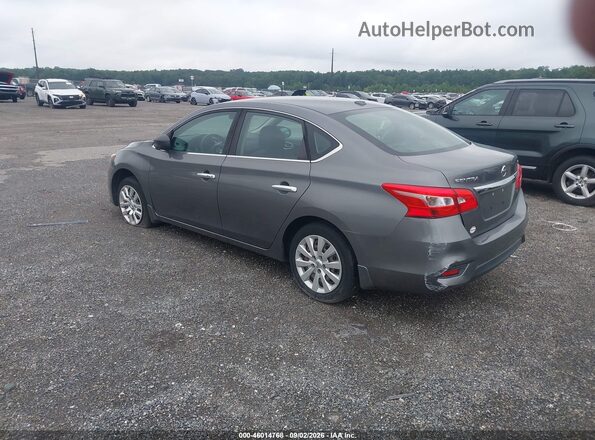 3N1AB7AP8HL649176 2017 NISSAN SENTRA Серый Задняя левая четверть