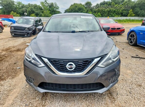 3N1AB7AP8HL672960 2017 NISSAN SENTRA Gray Widok z przodu