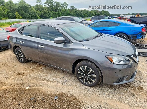 3N1AB7AP8HL672960 2017 NISSAN SENTRA Gray Przód prawy