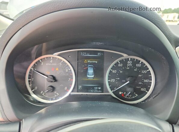 3N1AB7AP8HL672960 2017 NISSAN SENTRA Gray Widok zestawu wskaźników