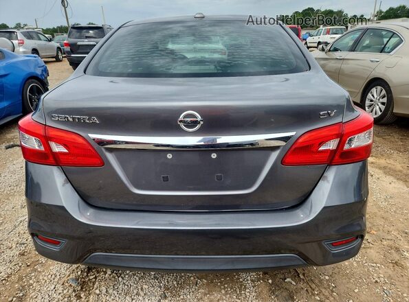 3N1AB7AP8HL672960 2017 NISSAN SENTRA Gray Widok z tyłu