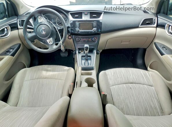 3N1AB7AP8HL673039 2017 NISSAN SENTRA White Առջևի վահանակի տեսք