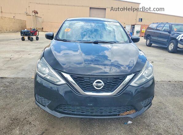 3N1AB7AP8HL710350 2017 NISSAN SENTRA Black Widok z przodu