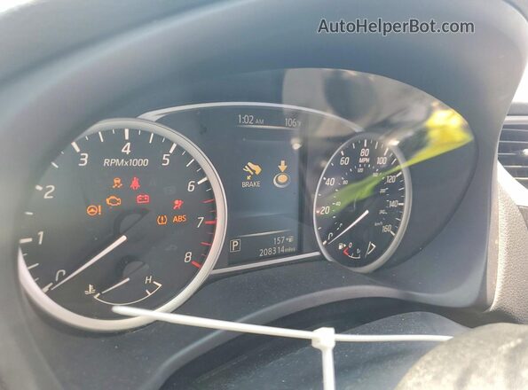 3N1AB7AP8HL710350 2017 NISSAN SENTRA Black Widok zestawu wskaźników