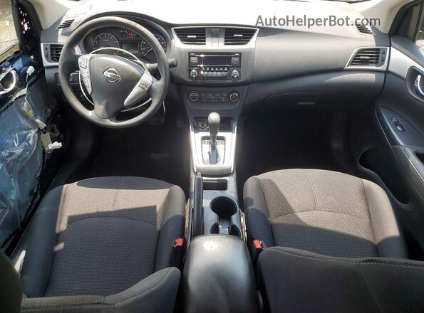 3N1AB7AP8HY206268 2017 NISSAN SENTRA Blue წინა პანელის ხედი
