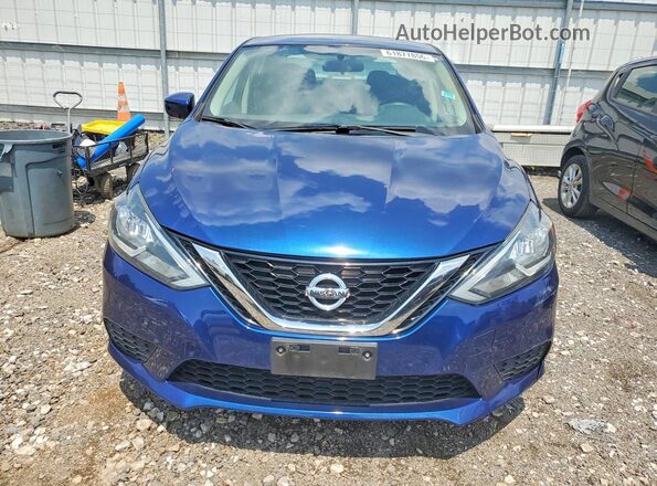 3N1AB7AP8HY206268 2017 NISSAN SENTRA Blue წინა ხედი