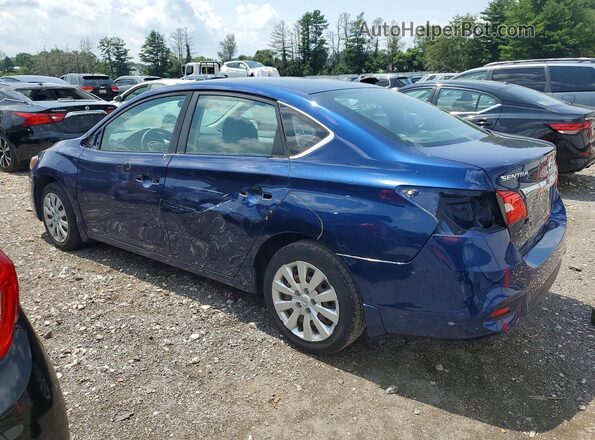 3N1AB7AP8HY206268 2017 NISSAN SENTRA Blue უკანა მარცხენა