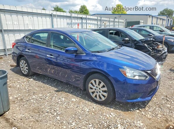 3N1AB7AP8HY206268 2017 NISSAN SENTRA Blue წინა მარჯვენა