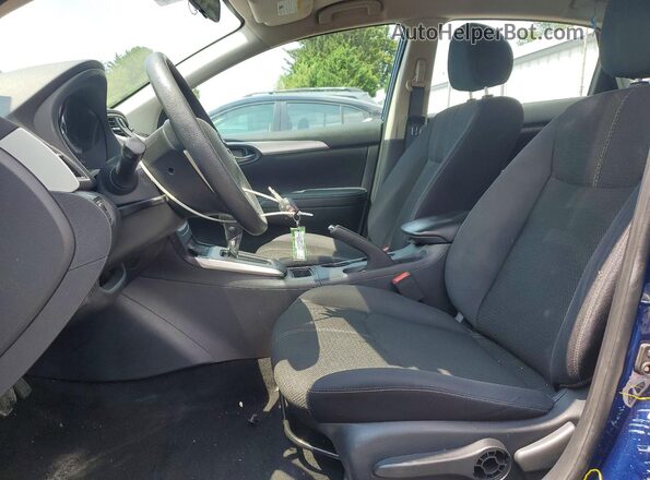 3N1AB7AP8HY206268 2017 NISSAN SENTRA Blue წინა სალონის ხედი
