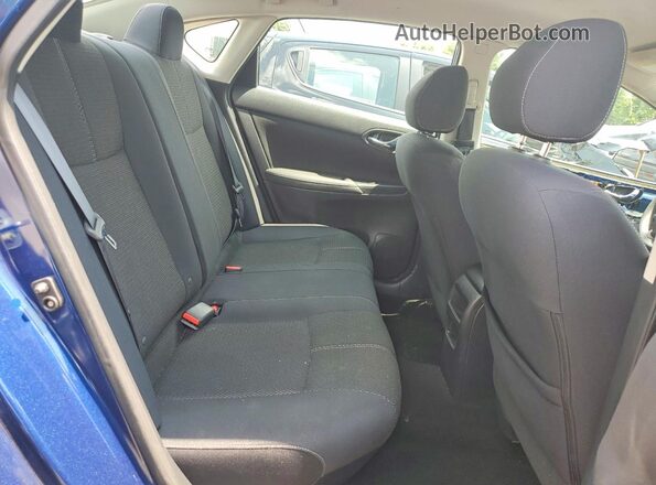 3N1AB7AP8HY206268 2017 NISSAN SENTRA Blue უკანა სავარძლების ხედი