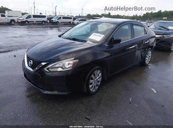3N1AB7AP8HY210028 2017 NISSAN SENTRA Черный Передняя левая четверть