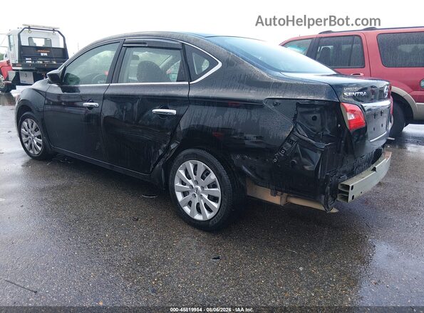 3N1AB7AP8HY210028 2017 NISSAN SENTRA Черный Задняя левая четверть