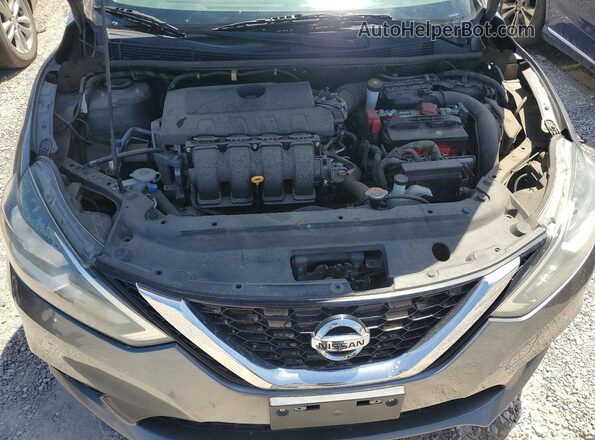 3N1AB7AP8HY218159 2017 NISSAN SENTRA Серый Вид задней части салона