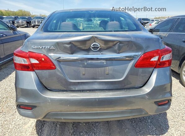 3N1AB7AP8HY218159 2017 NISSAN SENTRA Серый Вид сзади