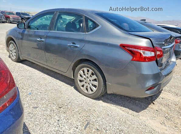 3N1AB7AP8HY218159 2017 NISSAN SENTRA Серый Задняя левая четверть