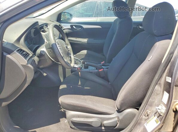 3N1AB7AP8HY218159 2017 NISSAN SENTRA Серый Вид салона спереди