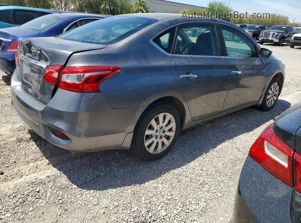 3N1AB7AP8HY218159 2017 NISSAN SENTRA Серый Задняя правая четверть
