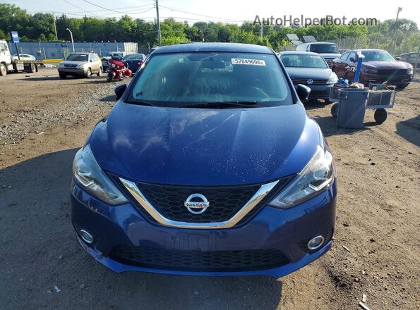 3N1AB7AP8HY219991 2017 NISSAN SENTRA Blue Front view