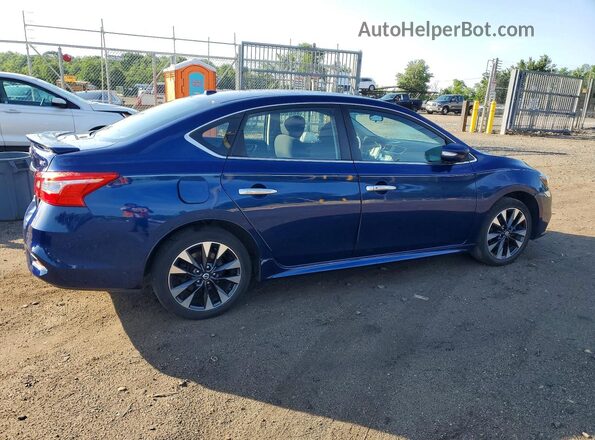 3N1AB7AP8HY219991 2017 NISSAN SENTRA Blue Rear right