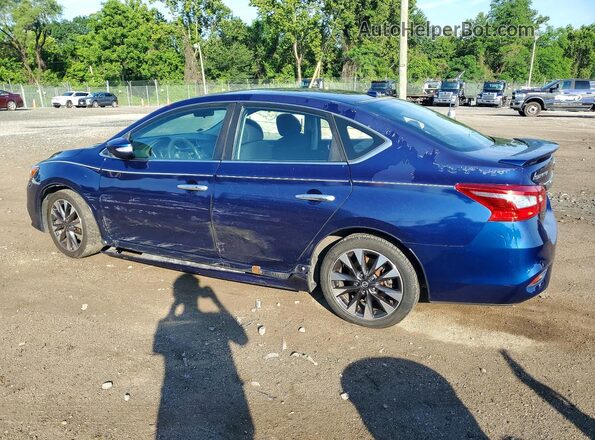 3N1AB7AP8HY219991 2017 NISSAN SENTRA Blue Rear left