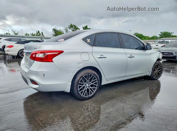3N1AB7AP8HY229565 2017 NISSAN SENTRA Silver Trasero derecho