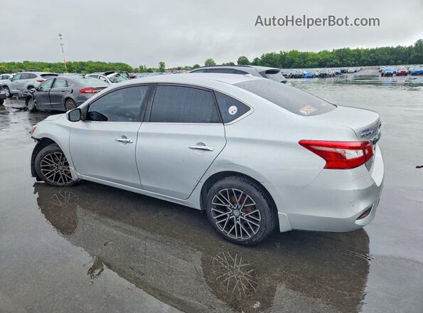 3N1AB7AP8HY229565 2017 NISSAN SENTRA Silver Trasero izquierdo