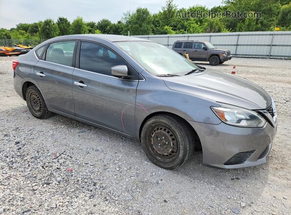 3N1AB7AP8HY253901 2017 NISSAN SENTRA Gray Передня права чверть