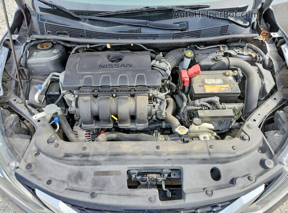 3N1AB7AP8HY253901 2017 NISSAN SENTRA Gray Вид задньої частини салону