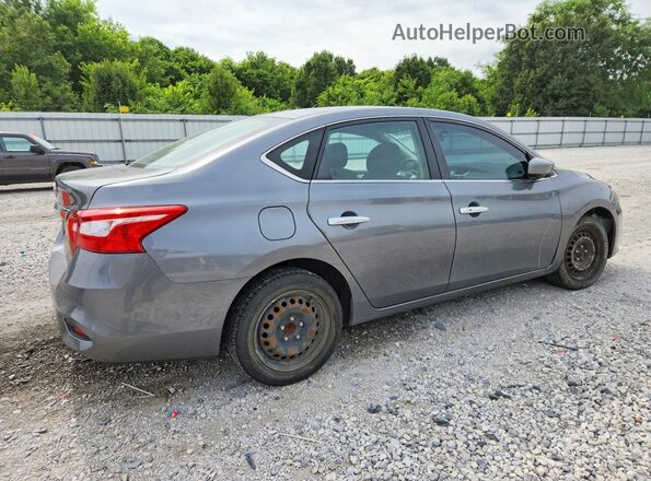 3N1AB7AP8HY253901 2017 NISSAN SENTRA Gray Задня права чверть