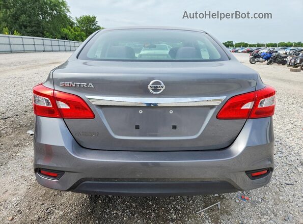 3N1AB7AP8HY253901 2017 NISSAN SENTRA Gray Вид ззаду
