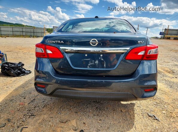 3N1AB7AP8HY261481 2017 NISSAN SENTRA Blue უკანა ხედი