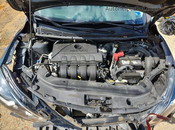 3N1AB7AP8HY261481 2017 NISSAN SENTRA Blue უკანა სალონის ხედი