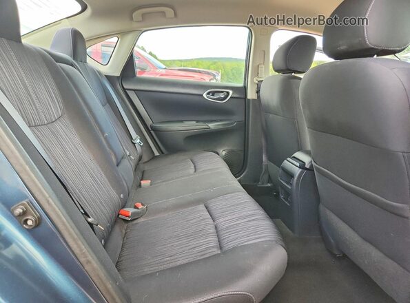 3N1AB7AP8HY261481 2017 NISSAN SENTRA Blue უკანა სავარძლების ხედი