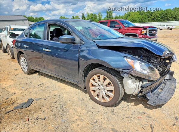 3N1AB7AP8HY261481 2017 NISSAN SENTRA Blue წინა მარჯვენა