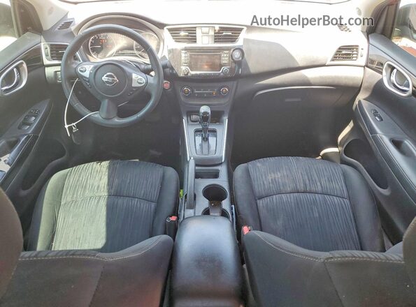 3N1AB7AP8HY262324 2017 NISSAN SENTRA Maroon წინა პანელის ხედი