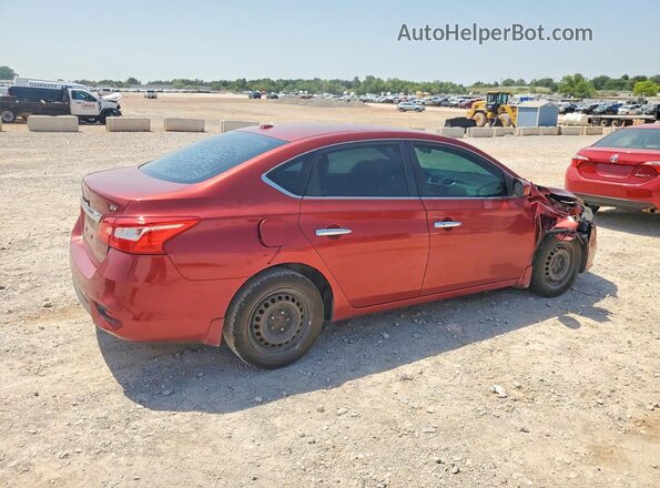 3N1AB7AP8HY262324 2017 NISSAN SENTRA Maroon უკანა მარჯვენა