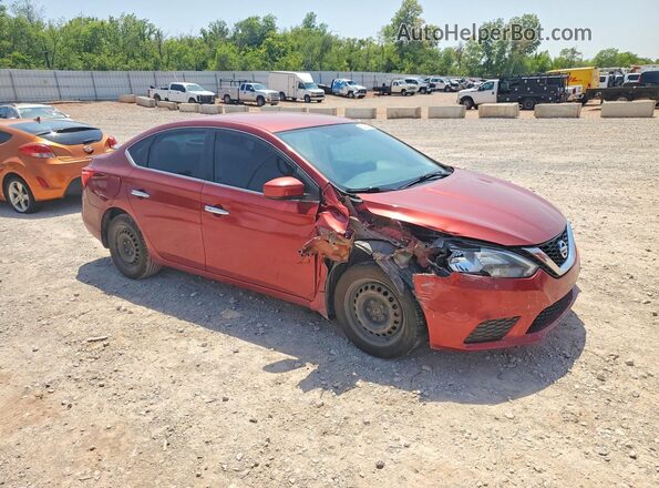 3N1AB7AP8HY262324 2017 NISSAN SENTRA Maroon წინა მარჯვენა