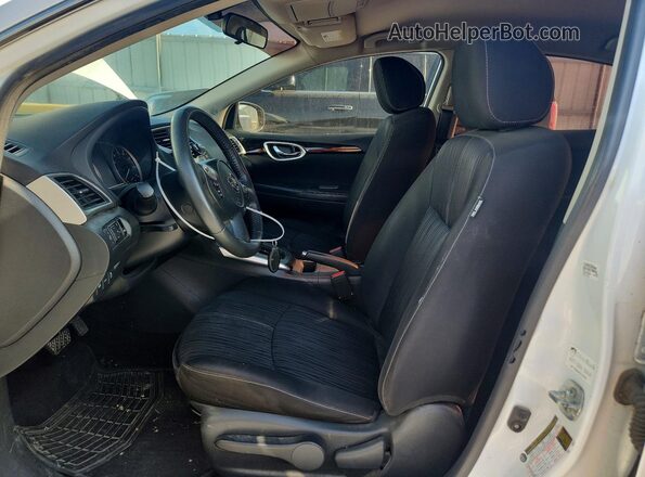 3N1AB7AP8HY274585 2017 NISSAN SENTRA White Vista interior delantera