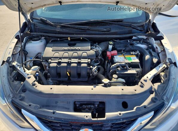 3N1AB7AP8HY274585 2017 NISSAN SENTRA White Vista interior trasera