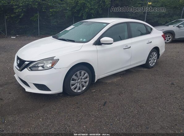 3N1AB7AP8HY280239 2017 NISSAN SENTRA White Przód lewy