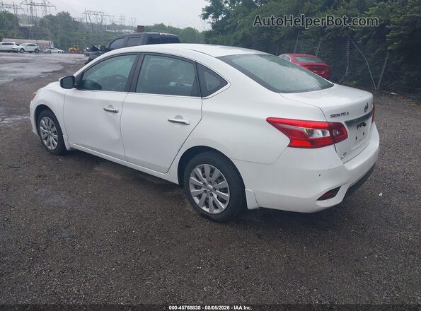 3N1AB7AP8HY280239 2017 NISSAN SENTRA White Tył lewy