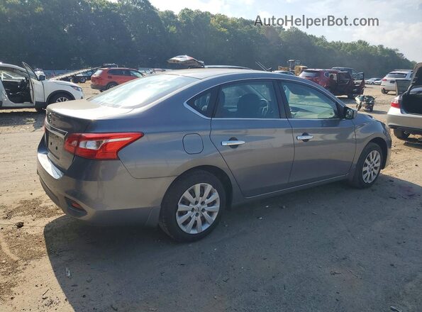 3N1AB7AP8HY302966 2017 NISSAN SENTRA Gray Trasero derecho