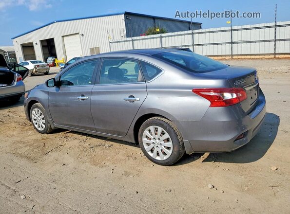 3N1AB7AP8HY302966 2017 NISSAN SENTRA Gray Trasero izquierdo