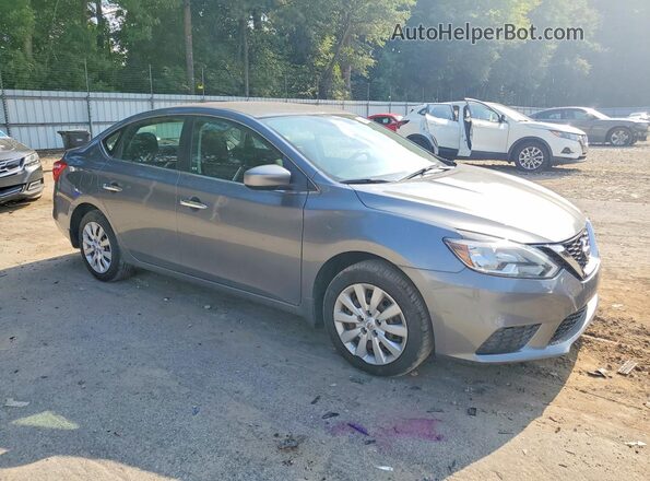 3N1AB7AP8HY302966 2017 NISSAN SENTRA Gray Delantero derecho