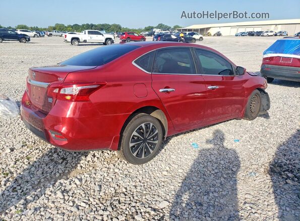3N1AB7AP8HY311442 2017 NISSAN SENTRA Red Հետևի աջ