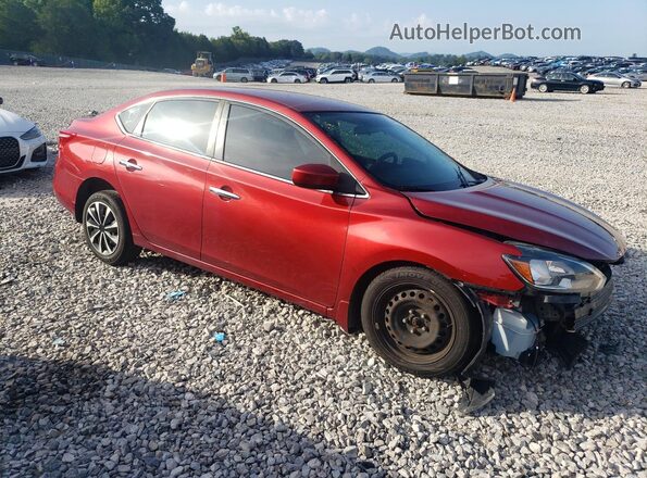 3N1AB7AP8HY311442 2017 NISSAN SENTRA Red Առջևի աջ