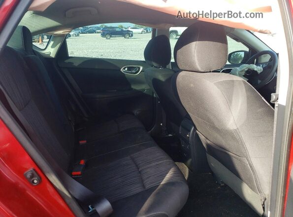 3N1AB7AP8HY311442 2017 NISSAN SENTRA Red Հետևի նստատեղերի տեսք