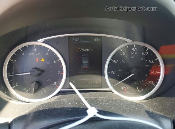 3N1AB7AP8HY322022 2017 NISSAN SENTRA Серый Вид щитка приборов