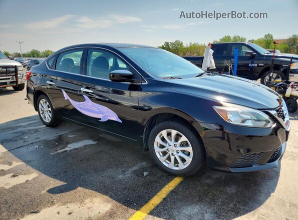 3N1AB7AP8HY325924 2017 NISSAN SENTRA Black Front right