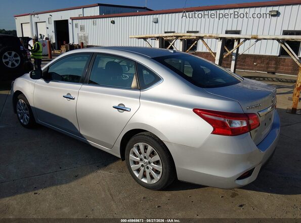 3N1AB7AP8HY328581 2017 NISSAN SENTRA Gray Trasero izquierdo